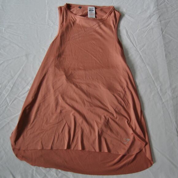 Gymshark Small Pink(ish) Open Back Tank Top - Picture 1 of 8